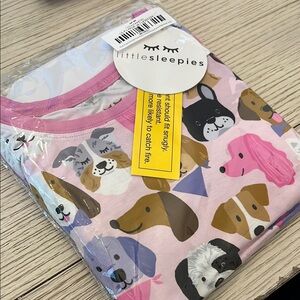 Little Sleepies Dog Print Pajama Pants Set